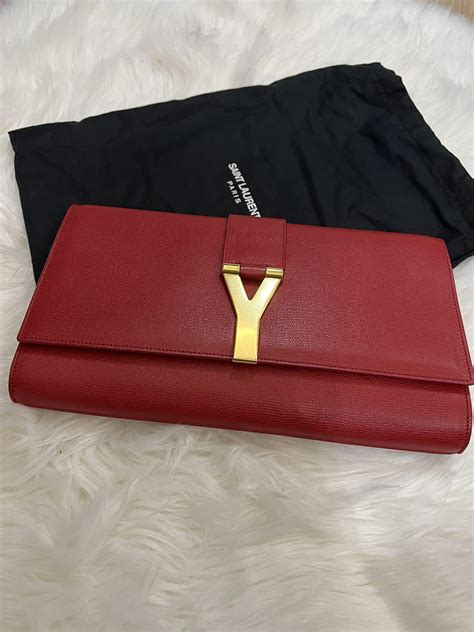 ysl chyc clutch saks|ysl clutch on sale.